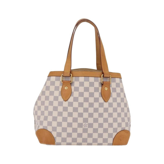 Louis Vuitton Hampstead Damier, Beige, Canvas, Handbag