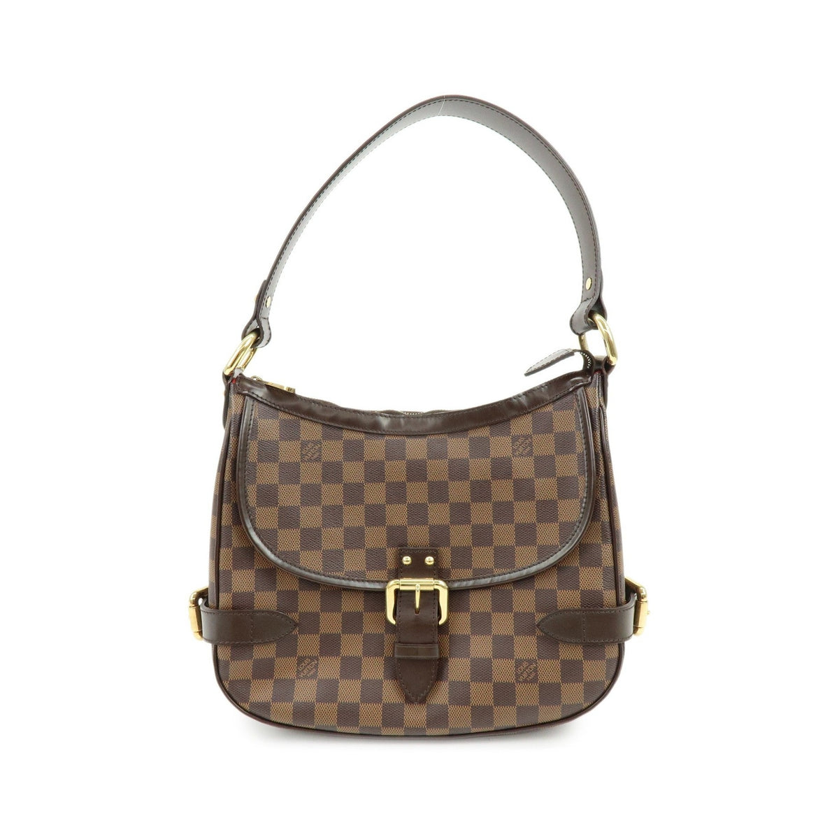 Louis Vuitton Highbury Damier, Brown, Canvas, Handbag