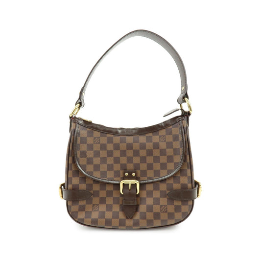Louis Vuitton Highbury Damier, Brown, Canvas, Handbag