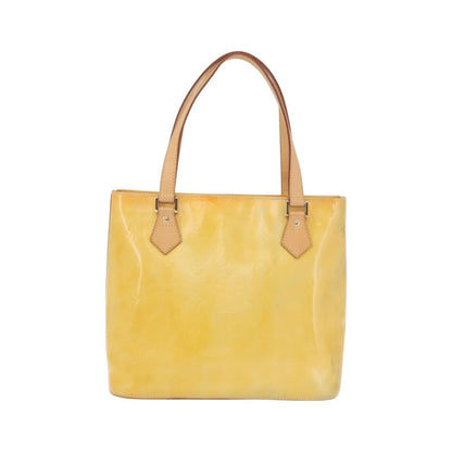 Louis Vuitton Houston Monogram Vernis, Yellow, Patent Leather, Handbag