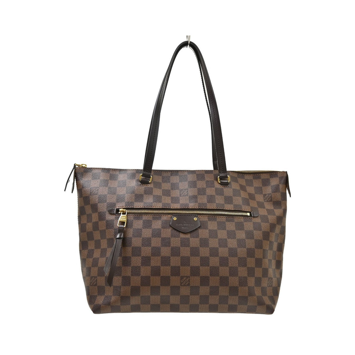 Louis Vuitton Iena Damier, Brown, Canvas, Tote Bag