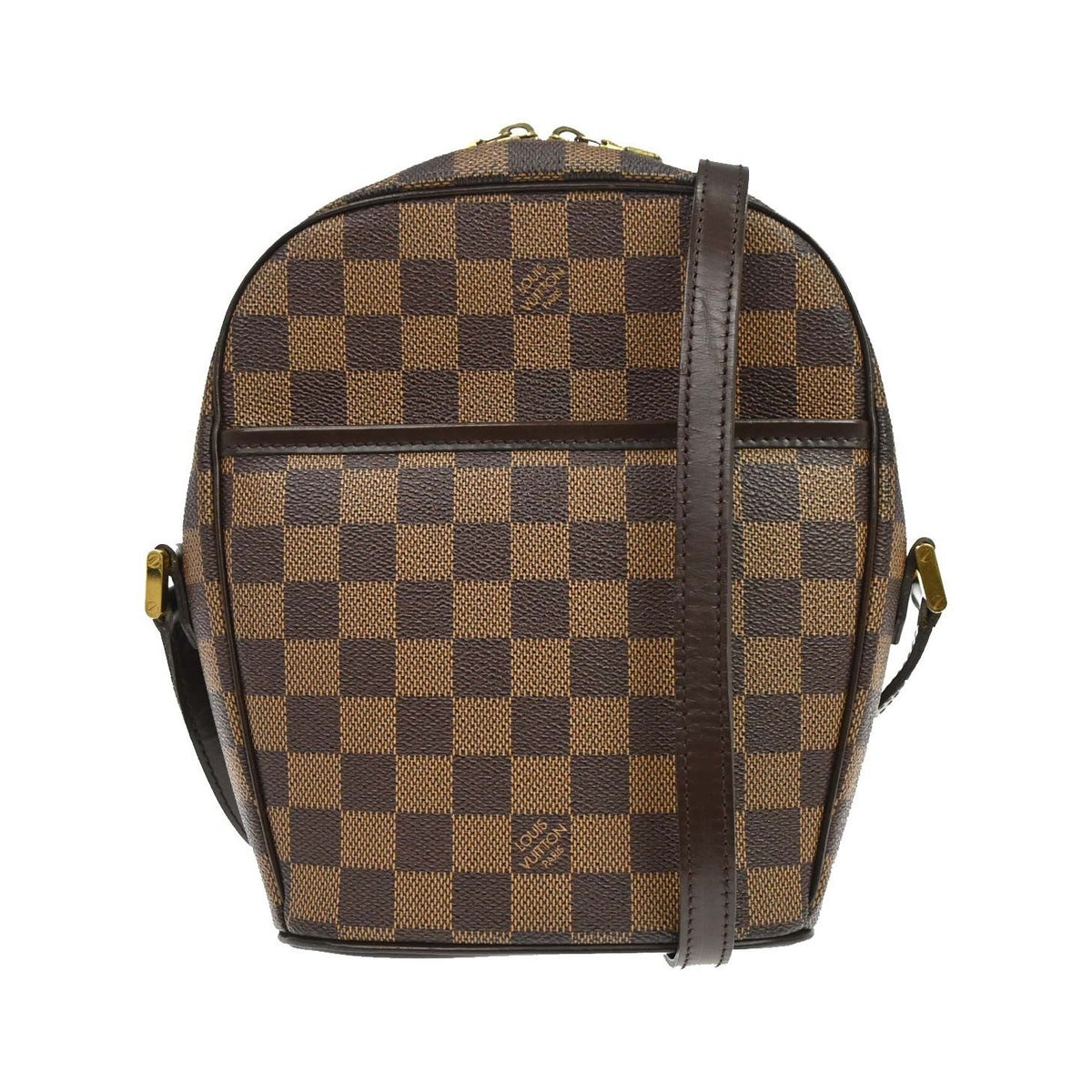 Louis Vuitton Ipanema Damier, Brown, Canvas, Handbag