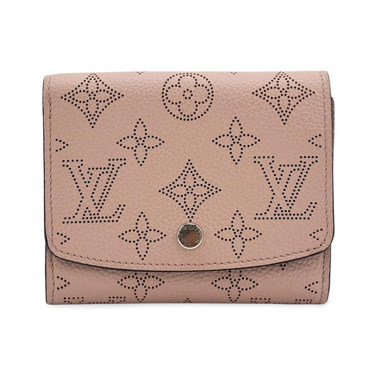 Louis Vuitton Iris Wallet NM Mahina Leather, Pink, Calfskin, Wallet