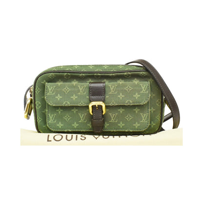 Louis Vuitton Juliette Mini Lin, Khaki, Canvas, Crossbody Bag