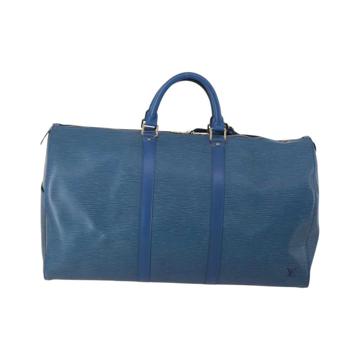 Louis Vuitton Keepall Bag Epi Leather, Blue, Leather, Travel Bag