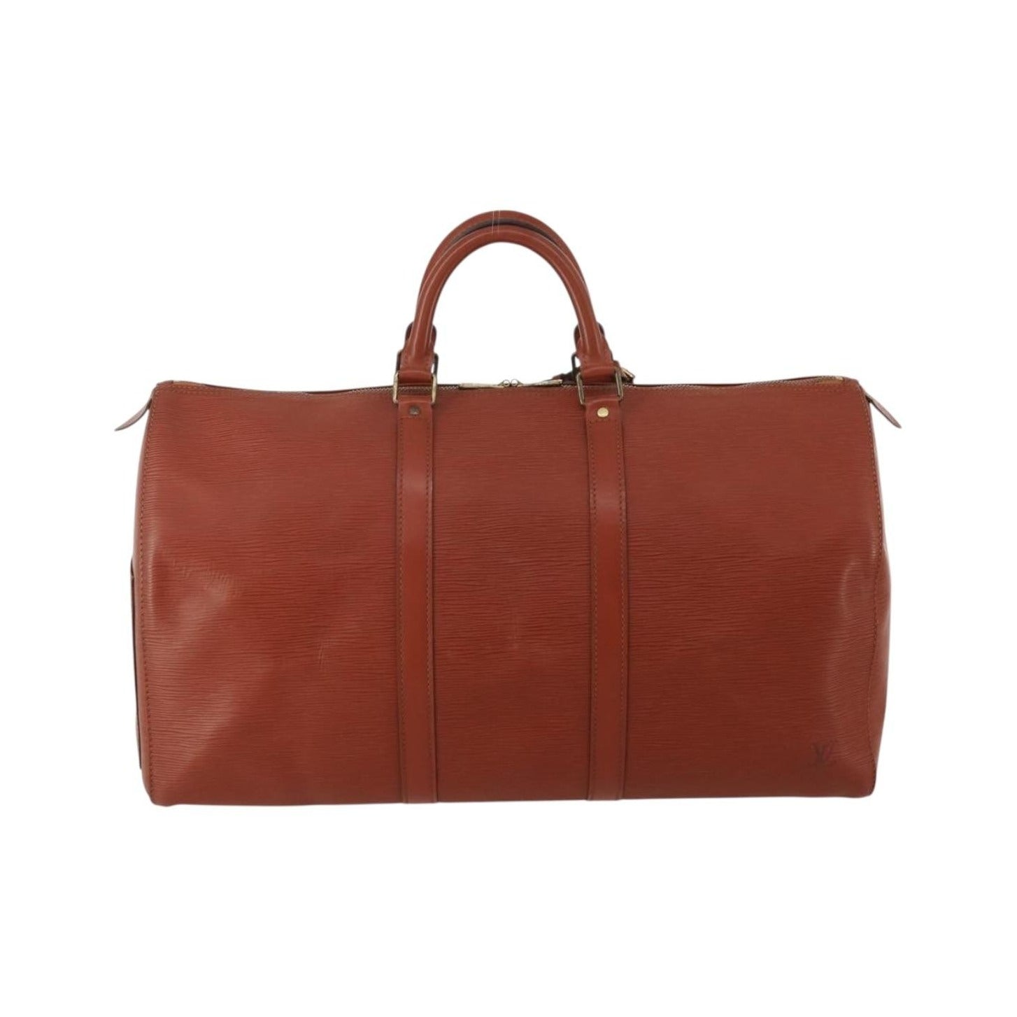 Louis Vuitton Keepall Bag Epi Leather, Brown, Leather, Travel Bag