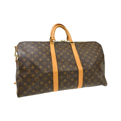 Louis Vuitton Keepall Bandouliere Monogram Canvas, Brown, Canvas, Travel Bag
