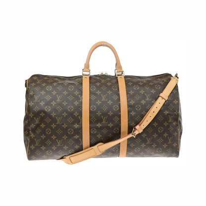 Louis Vuitton Keepall Bandouliere Monogram Canvas, Brown, Canvas, Travel Bag