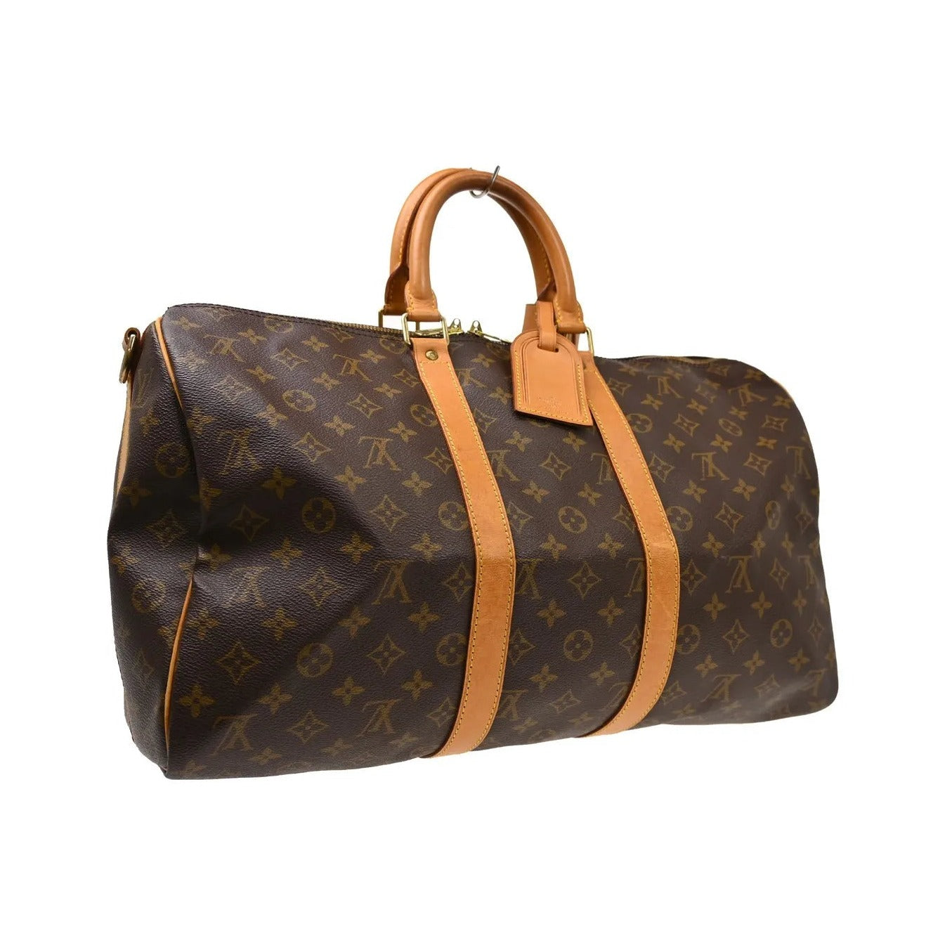 Louis Vuitton Keepall Bandouliere Monogram Canvas, Brown, Canvas, Travel Bag