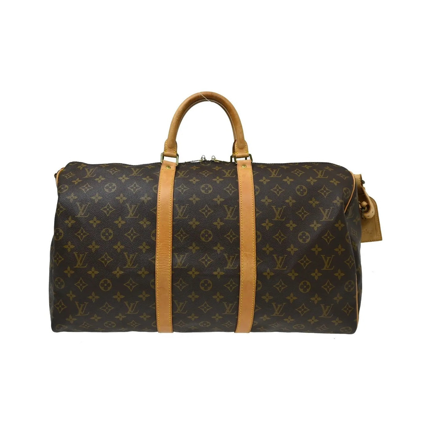 Louis Vuitton Keepall Bandouliere Monogram Canvas, Brown, Canvas, Travel Bag