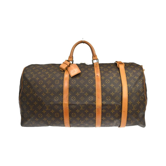 Louis Vuitton Keepall Bandouliere Monogram Canvas, Brown, Canvas, Travel Bag