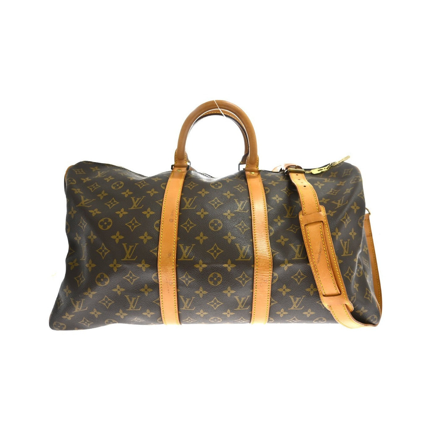Louis Vuitton Keepall Bandouliere Monogram Canvas, Brown, Canvas, Travel Bag
