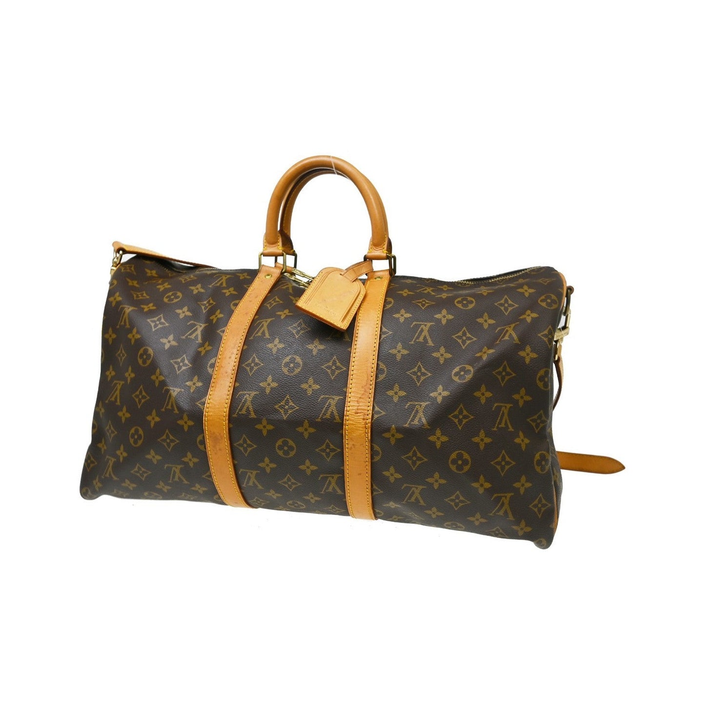 Louis Vuitton Keepall Bandouliere Monogram Canvas, Brown, Canvas, Travel Bag