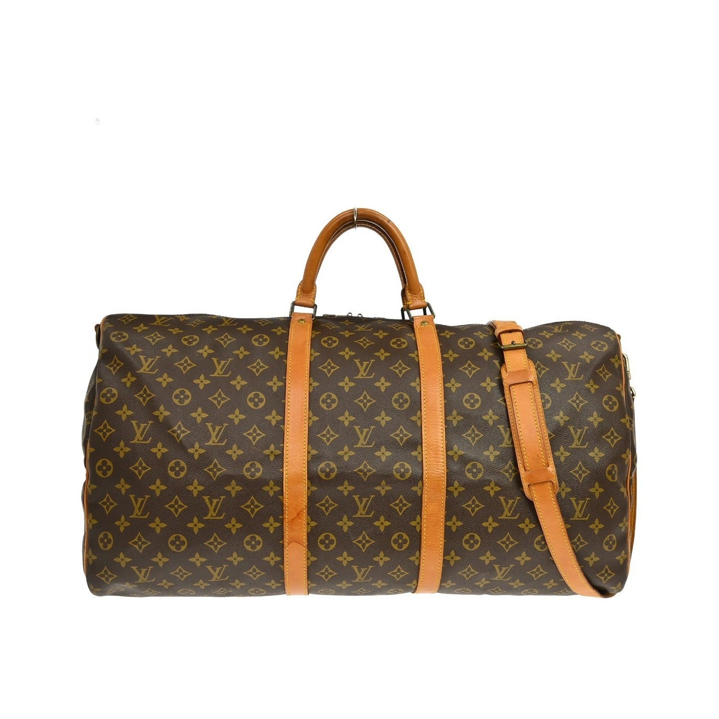 Louis Vuitton Keepall Bandouliere Monogram Canvas, Brown, Canvas, Travel Bag