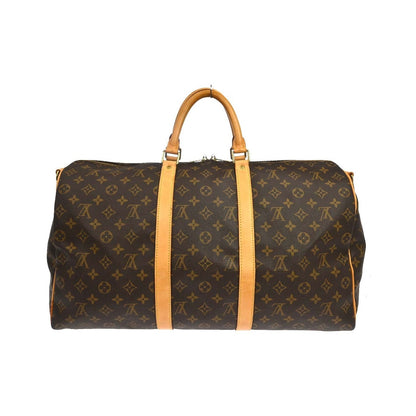 Louis Vuitton Keepall Bandouliere Monogram Canvas, Brown, Canvas, Travel Bag