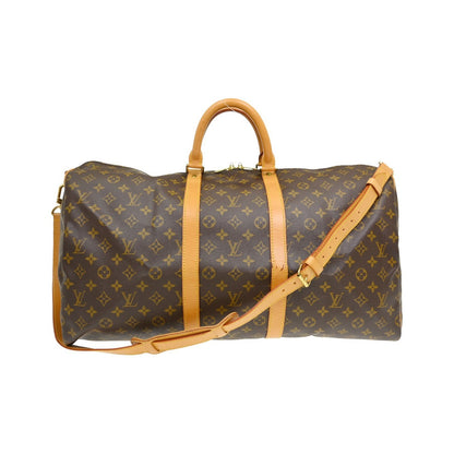 Louis Vuitton Keepall Bandouliere Monogram Canvas, Brown, Canvas, Travel Bag