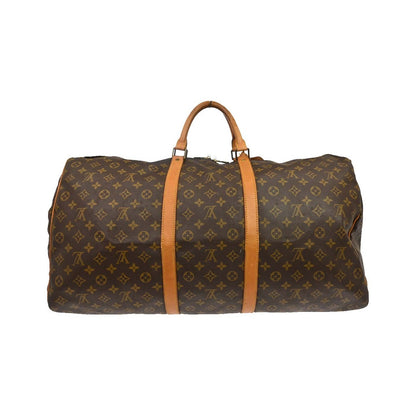 Louis Vuitton Keepall Bandouliere Monogram Canvas, Brown, Canvas, Travel Bag