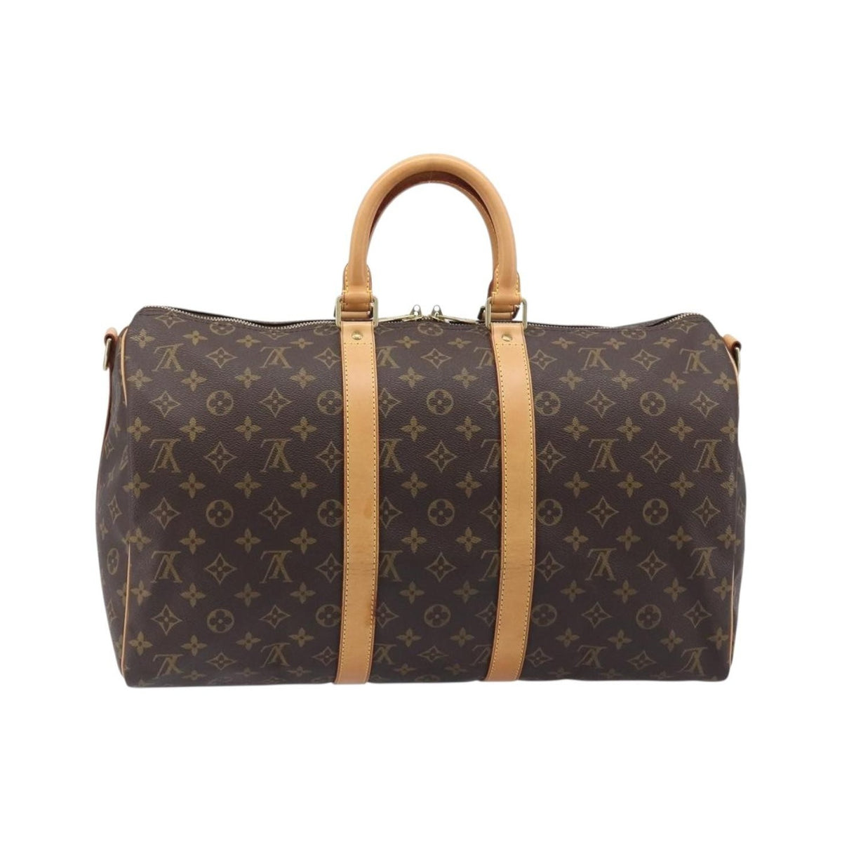 Louis Vuitton Keepall Bandouliere Monogram Canvas, Brown, Canvas, Travel Bag