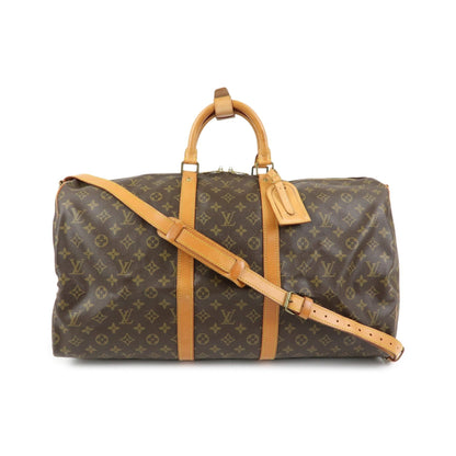 Louis Vuitton Keepall Bandouliere Monogram Canvas, Brown, Canvas, Travel Bag