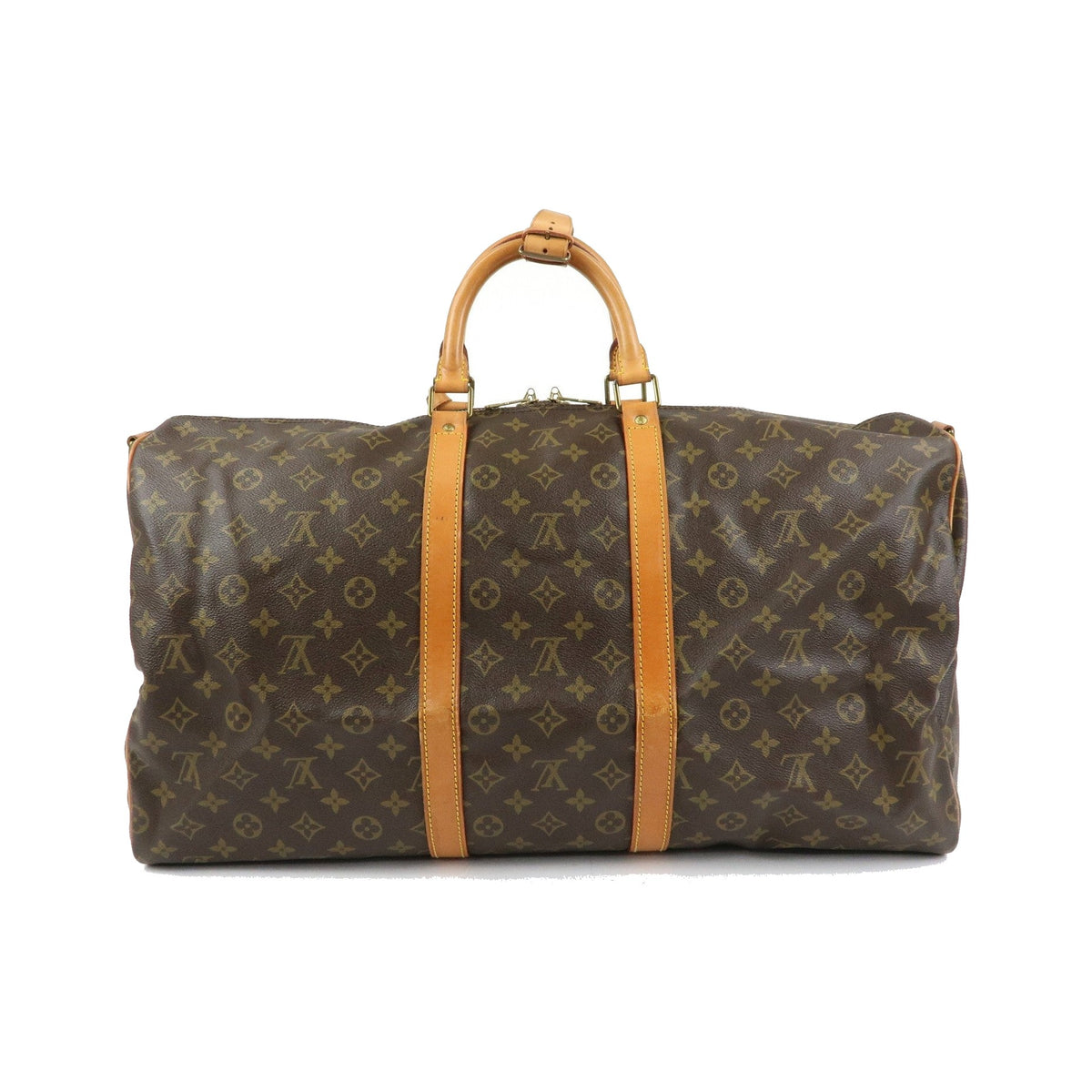 Louis Vuitton Keepall Bandouliere Monogram Canvas, Brown, Canvas, Travel Bag