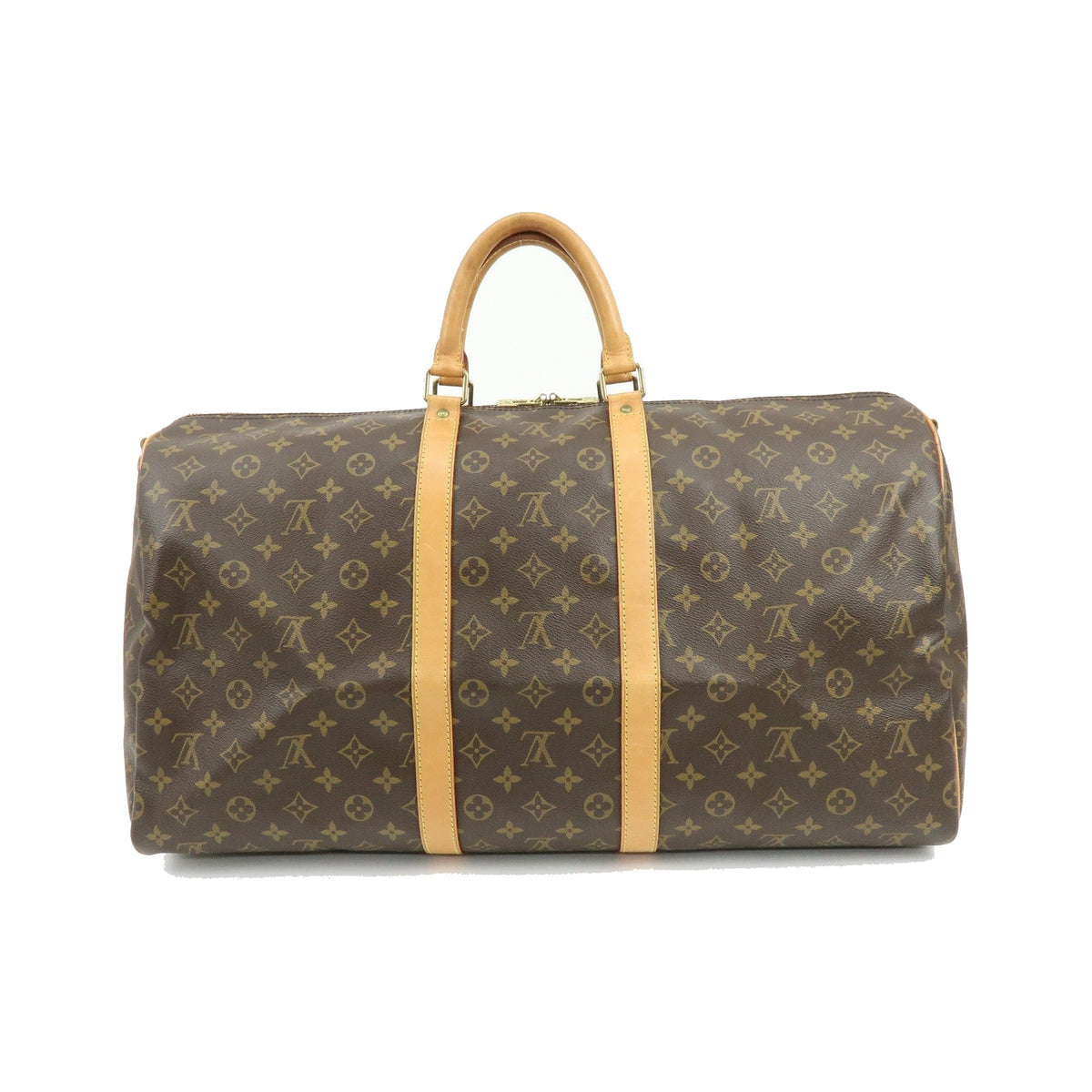 Louis Vuitton Keepall Bandouliere Monogram Canvas, Brown, Canvas, Travel Bag