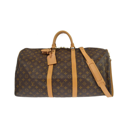 Louis Vuitton Keepall Bandouliere Monogram Canvas, Brown, Canvas, Travel Bag
