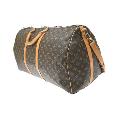 Louis Vuitton Keepall Bandouliere Monogram Canvas, Brown, Canvas, Travel Bag