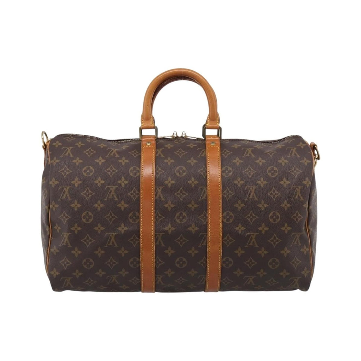 Louis Vuitton Keepall Bandouliere Monogram Canvas, Brown, Canvas, Travel Bag