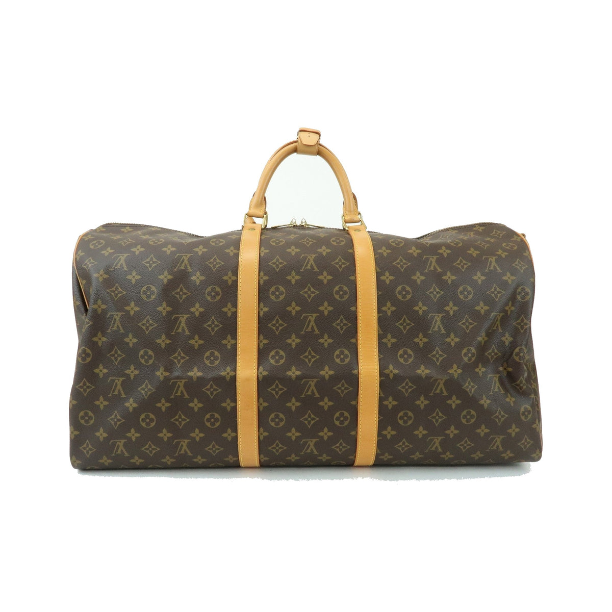 Louis Vuitton Keepall Bandouliere Monogram Canvas, Brown, Canvas, Travel Bag