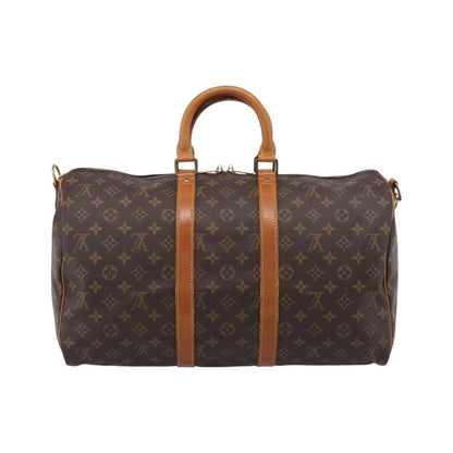 Louis Vuitton Keepall Bandouliere Monogram Canvas, Brown, Canvas, Travel Bag