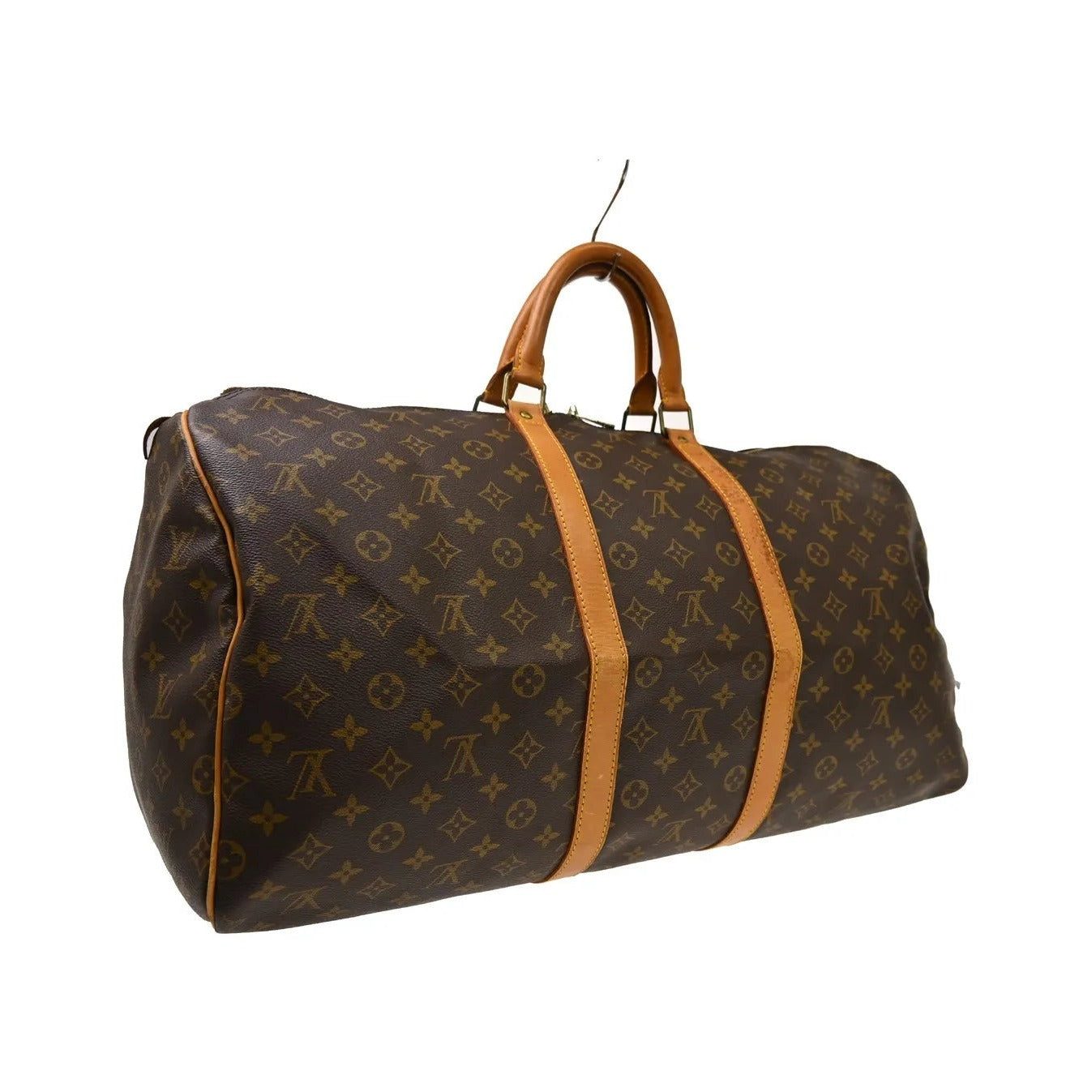 Louis Vuitton Keepall Canvas, Brown, Canvas, Travel Bag
