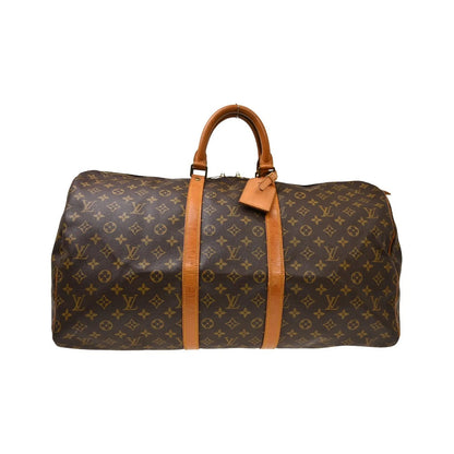 Louis Vuitton Keepall Canvas, Brown, Canvas, Travel Bag