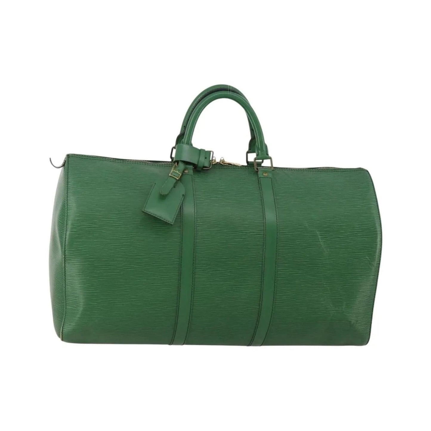 Louis Vuitton Keepall Epi Leather, Green, Leather, Travel Bag