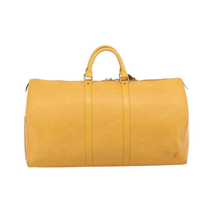 Louis Vuitton Keepall Epi Leather, Yellow, Leather, Travel Bag