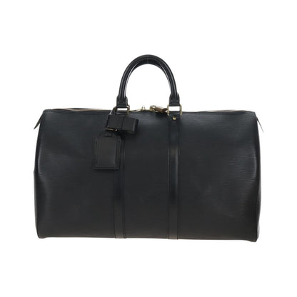 Louis Vuitton Keepall Epi Leather, Black, Leather, Travel Bag