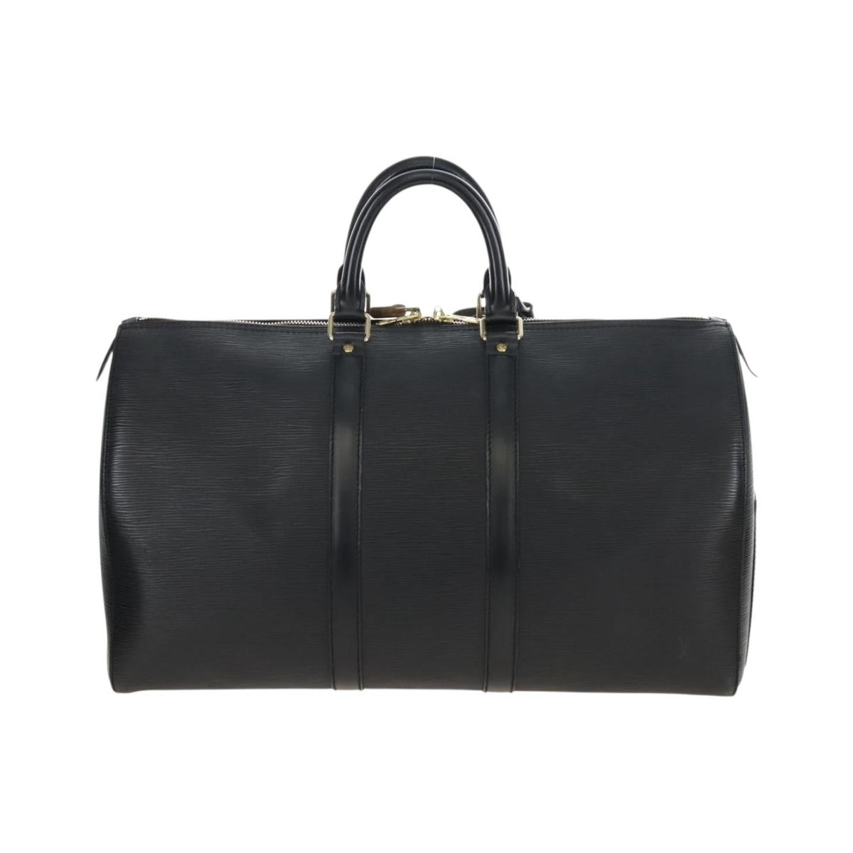 Louis Vuitton Keepall Epi Leather, Black, Leather, Travel Bag