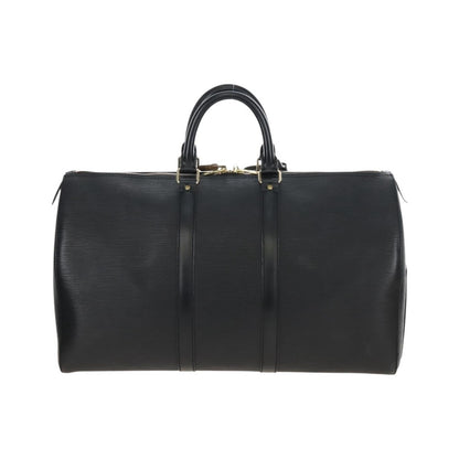 Louis Vuitton Keepall Epi Leather, Black, Leather, Travel Bag