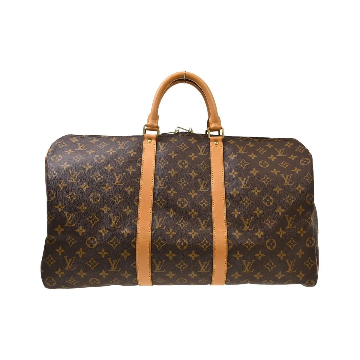 Louis Vuitton Keepall Monogram, Brown, Canvas, Travel Bag