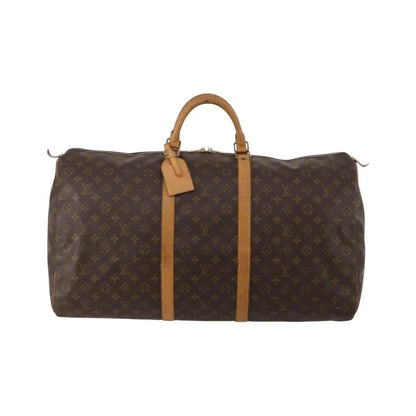 Louis Vuitton Keepall Monogram, Brown, Canvas, Travel Bag