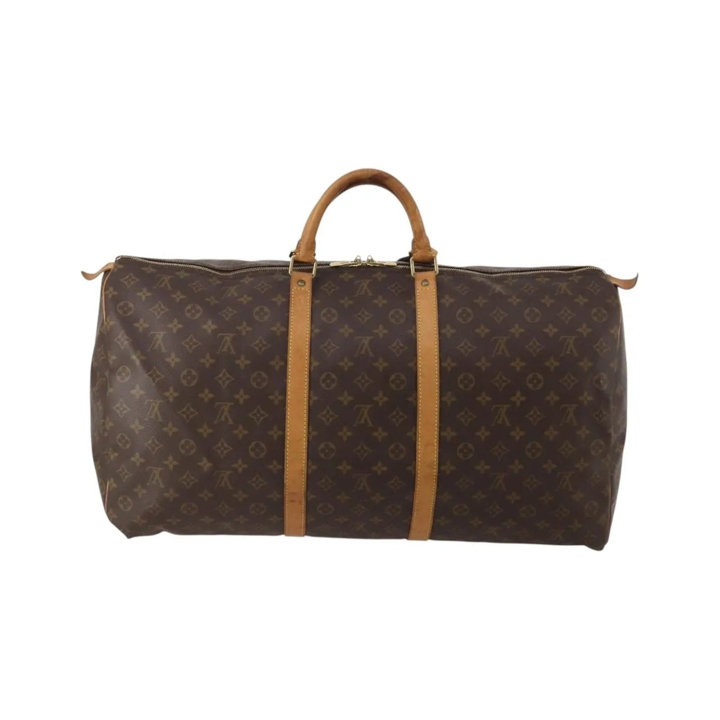 Louis Vuitton Keepall Monogram, Brown, Canvas, Travel Bag