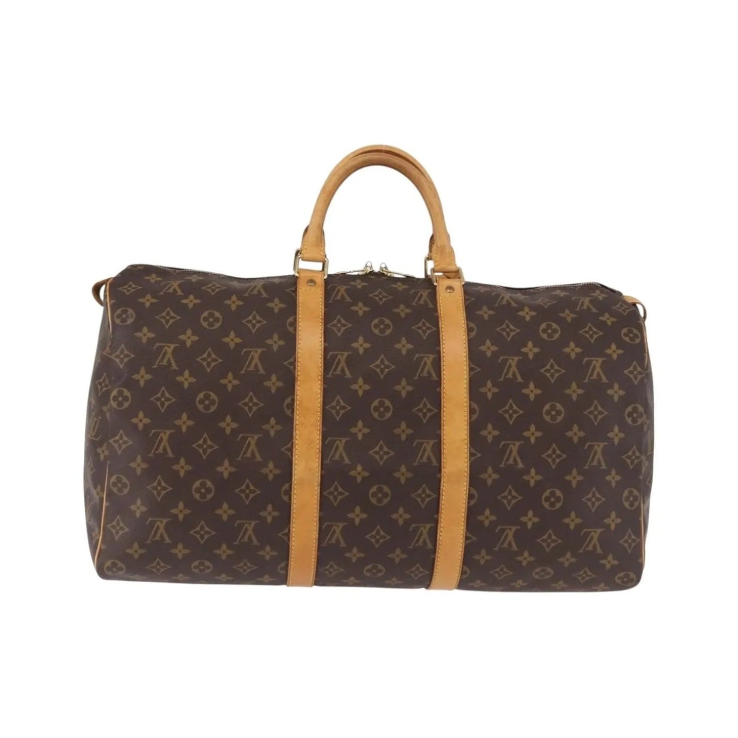Louis Vuitton Keepall Monogram, Brown, Canvas, Travel Bag
