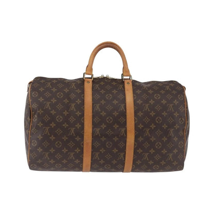 Louis Vuitton Keepall Monogram, Brown, Canvas, Travel Bag