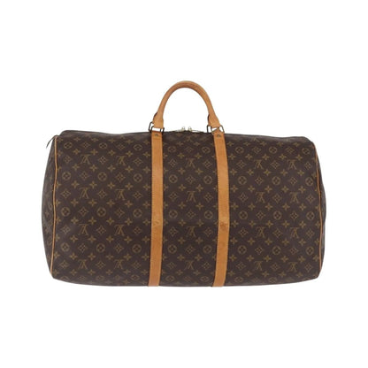 Louis Vuitton Keepall Monogram, Brown, Canvas, Travel Bag