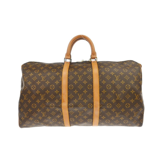 Louis Vuitton Keepall Monogram, Brown, Canvas, Travel Bag