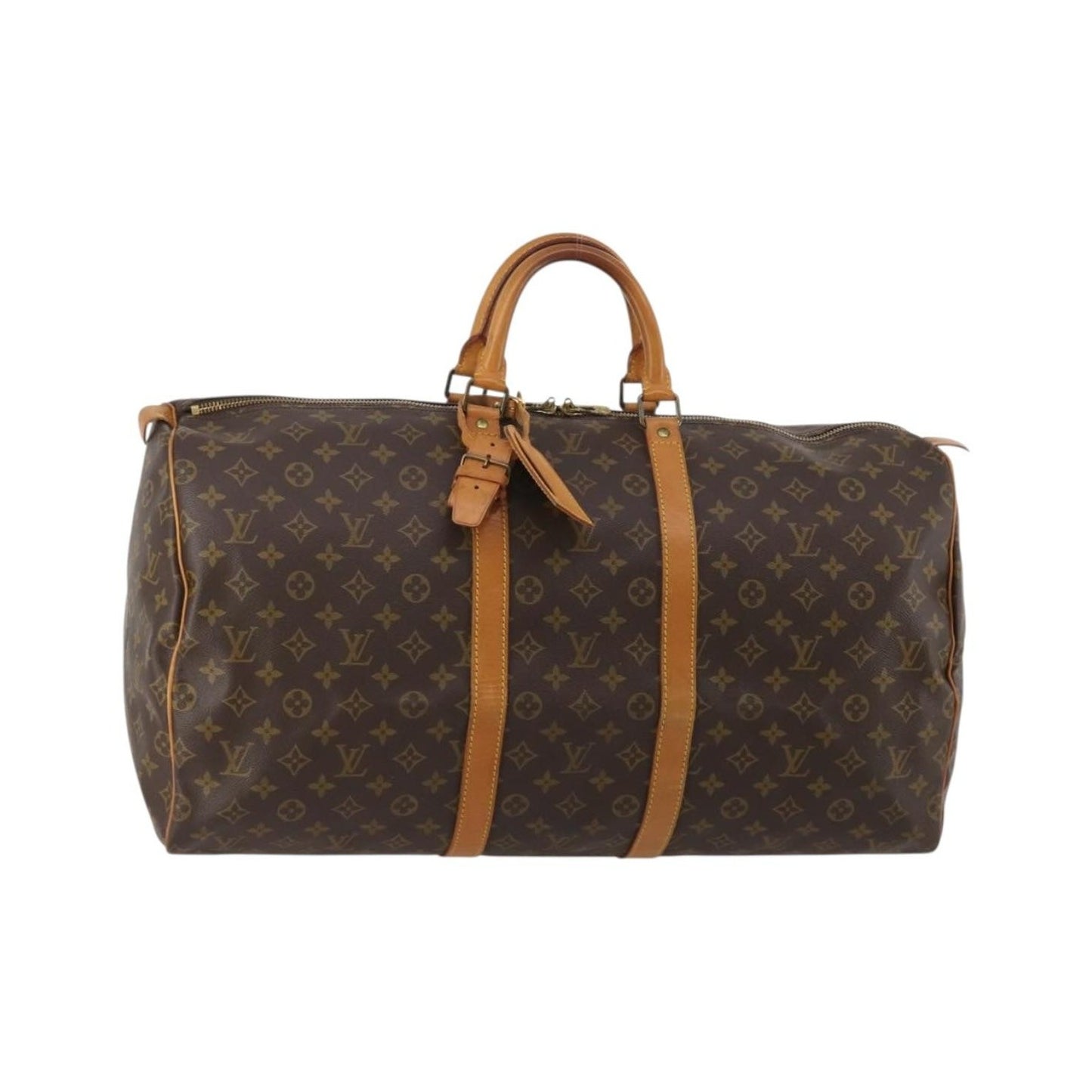 Louis Vuitton Keepall Monogram, Brown, Canvas, Travel Bag