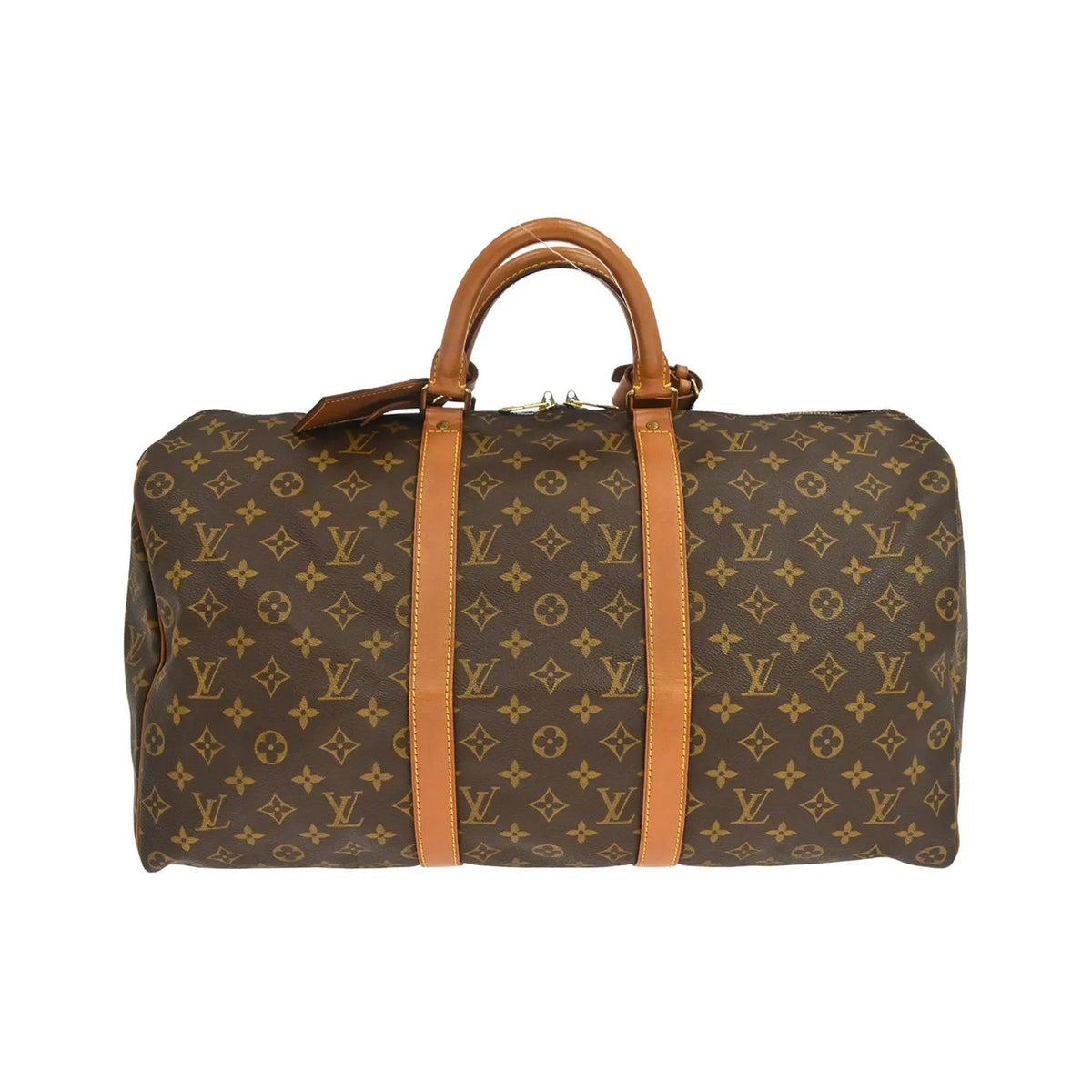 Louis Vuitton Keepall Monogram Canvas, Brown, Canvas, Travel Bag
