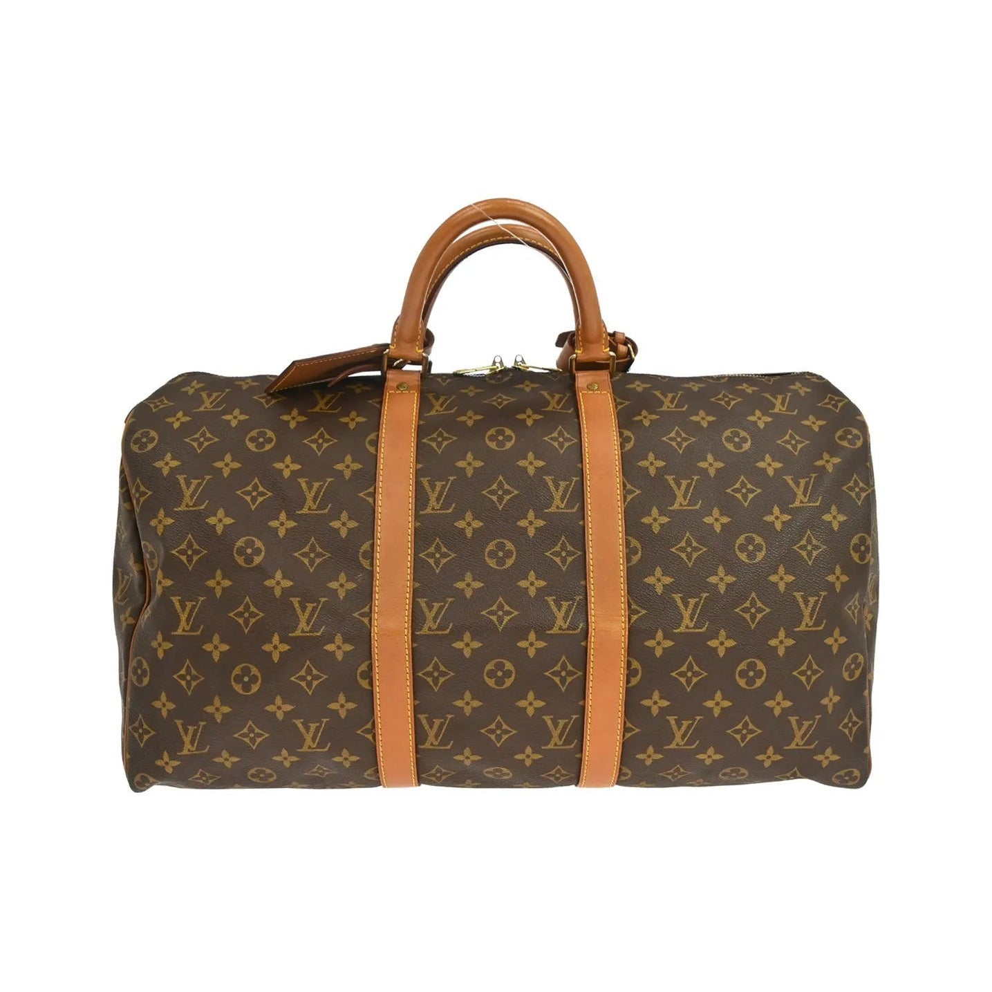 Louis Vuitton Keepall Monogram Canvas, Brown, Canvas, Travel Bag