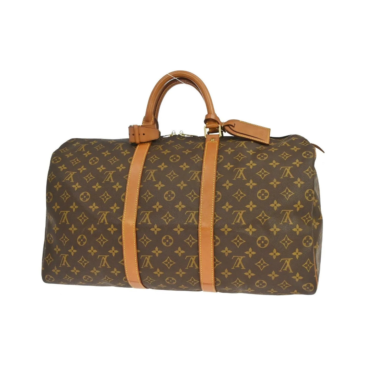 Louis Vuitton Keepall Monogram Canvas, Brown, Canvas, Travel Bag
