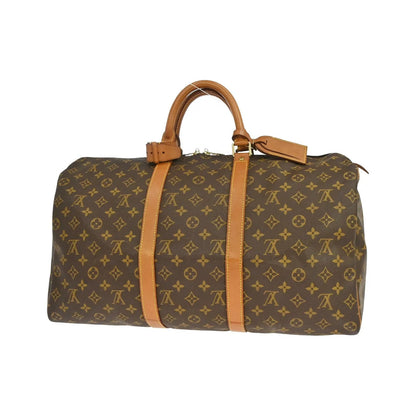 Louis Vuitton Keepall Monogram Canvas, Brown, Canvas, Travel Bag
