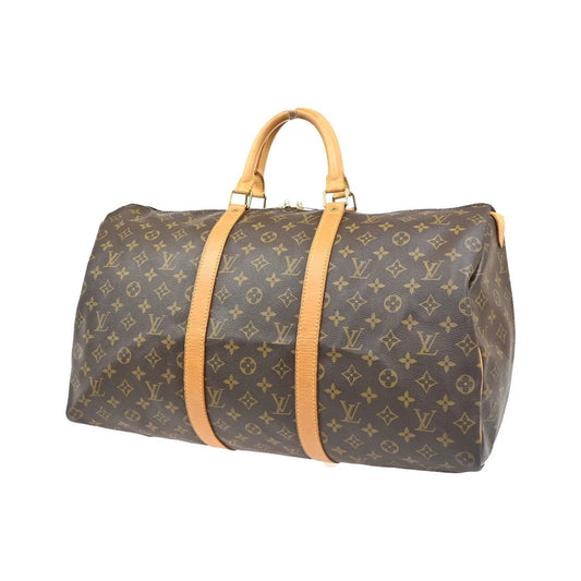 Louis Vuitton Keepall Monogram Canvas, Brown, Canvas, Travel Bag